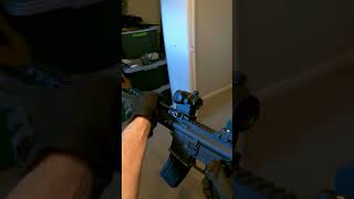 SampT Matrix M4 Gas Blowback AR15 Airsoft Rifle  More Recoil Than A 22 🔥 Airsoft Recoil [upl. by Eugen]