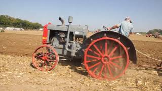 Rock Island tractors picking corn and plowing at geneseo 2018 [upl. by Vance]