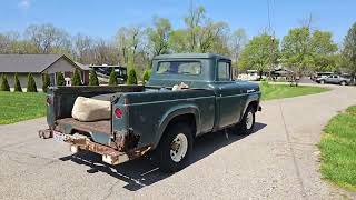 Zachs F100 first start f100 engine ford mechanic retroford classic truck car oldschool [upl. by Pettit]