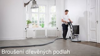 Broušení dřevěných podlah – postup [upl. by Nobie841]