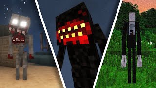 🎃 TOP MODS DE TERROR para MINECRAFT MOBS y BIOMAS de terror 👻 Veknu [upl. by Malcah]