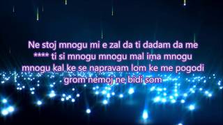 Vozi MeVrcak ft Fani LYRICSTEXTTEKST [upl. by Keene]