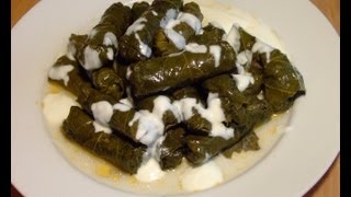 KOCHEN  Gefüllte Weinblätter  Etli Sarma türkisch [upl. by Noonberg943]