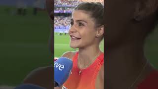 Declaraciones de Águeda Marqués  atletismo f  JJOO París 2024 [upl. by Acsisnarf]