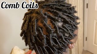 How to do Comb Coils  Styling Natural Hair [upl. by Nahsar]