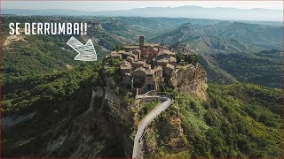 CIVITA DI BAGNOREGIO el pueblo que se DERRUMBA Italia [upl. by Iemaj]