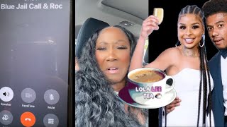 Karlissa ig live very bothered reacts to ChriseanRock and BlueFace jail house call 02272024 [upl. by Anialad341]