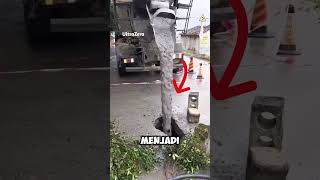 Cara memperbaiki jalan beton yang kopong shortvideo konstruksi perbaikanjalan truk beton [upl. by Magdalena891]