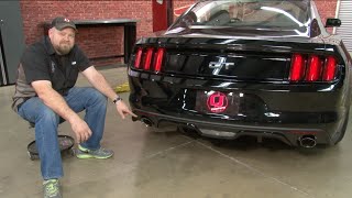 20152017 Mustang GT Roush AxleBack Exhaust Installation [upl. by Fielding]