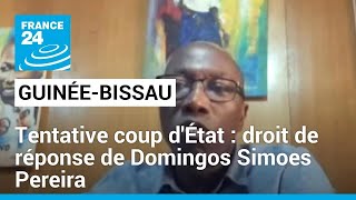 GuinéeBissau  le président de lAssemblée Nationale populaire sur France 24 • FRANCE 24 [upl. by Eednas540]