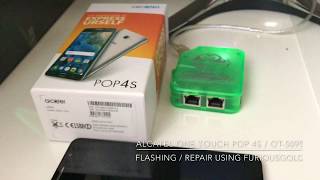 ALCATEL ONE TOUCH POP 4S  OT5095 FLASHING USING FURIOUSGOLD [upl. by Hertz]