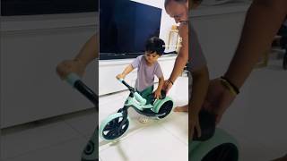 His Second Ride at 21Months old  Globber Go Bike  Elite Duo 🚲 Mar20 2024 babybike balancebike [upl. by Werra]