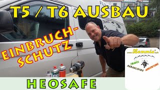 HEOsafe Türsicherung Montage Einbruchschutz Diebstahlschutz Campervan Wohnmobil Vanlife RVing Lemmix [upl. by Enivid]