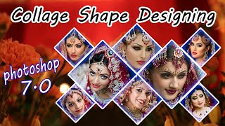 photoshop me collage kaise banaye  How to make collage Design in photoshop [upl. by Creamer]