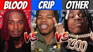 BLOOD vs CRIP vs OTHER GANG RAPPERS 2022 [upl. by Alicsirp]