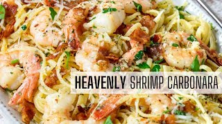 Shrimp Carbonara Recipe [upl. by Ettezzil731]