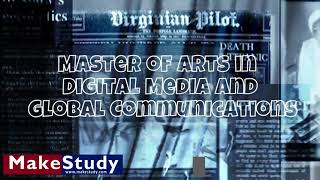 Master Degree in Digital Media amp Global Communications from University of Niagra Falls Canada 2024 [upl. by Esoranna]