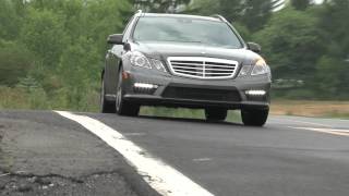 2012 MercedesBenz E63 AMG Wagon  Drive Time Review with Steve Hammes  TestDriveNow [upl. by Eilahs]