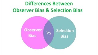 Differences Between Observer Bias and Selection Bias [upl. by Balliol342]