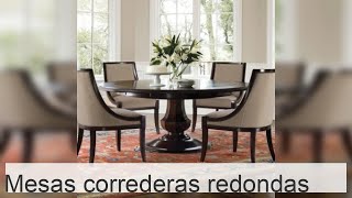 Mesas redondas extensibles salón y comedor [upl. by Ettener812]