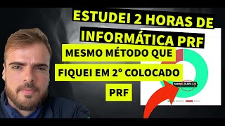 ESTUDANDO INFORMÁTICA PRF com esse método fiquei em 2º colocado PRF  Internetredes [upl. by Dannye]