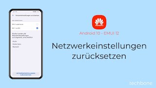 Netzwerkeinstellungen zurücksetzen  Huawei Android 10  EMUI 12 [upl. by Anahsak235]