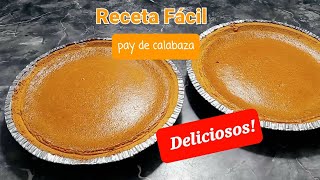 como hacer pay de calabaza receta completa🥰 [upl. by Brianna]