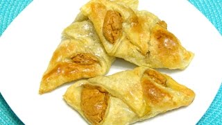 Pumpkin cream cheese Quesitos or Pumpkin cream cheese turnovers [upl. by Alekram]