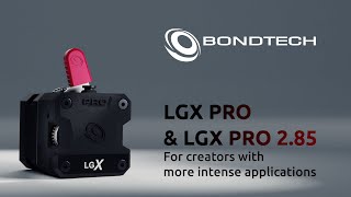 Introducing the LGX PRO and LGX Pro 285 Large Gears eXtruders [upl. by Acirat]