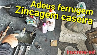 Como zincar peças de ferro da sua moto e diga adeus a ferrugem [upl. by Claudine]