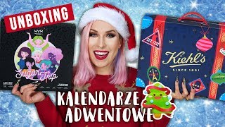 ♦ Otwieram kalendarze adwentowe🎄makijaż i pielęgnacja od NYX i Kiehls ♦ Agnieszka Grzelak Beauty [upl. by Adnolrehs]