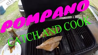 POMPANO CATCH AND COOK [upl. by Gnouc]