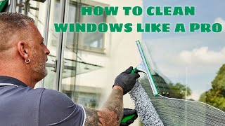 Learn How To Wash Windows With The quotSquot Technique Like a Pro Window Cleaning Technique of the Pros [upl. by Donetta]