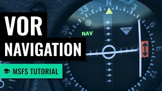 MSFS VOR Navigation Basics in the Cessna 152  Microsoft Flight Simulator [upl. by Ytirahc]