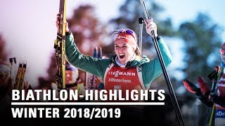 Biathlon Highlights l Winter 20182019 l [upl. by Eittap656]