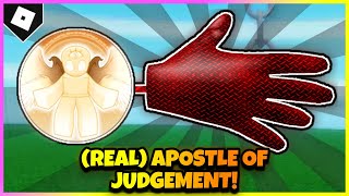 How to ACTUALLY get quotApostle of Judgementquot BADGE in SLAP BATTLES 1000 Kills Phase KILLSTREAK GLOVE [upl. by Papagena652]