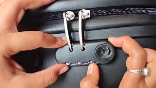 American Tourister Bag Lock Code Forgot  How To Easy Unlock Forgotten Suitcase Lock Password [upl. by Meurer572]