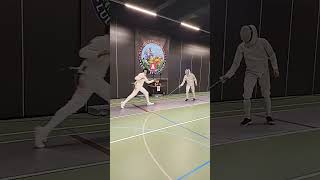 Halve Finale Ludus Et Gladius scherm toernooi De Meent Alkmaar Degen heren fencing sports shorts [upl. by Ydur]