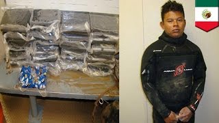 Mexico drug smuggling underwater tunnel used to bring cocaine from Mexico to US  TomoNews [upl. by Nickelsen829]