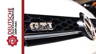 GTD Grille Install on a MK7 GTI Lighting Package Grille [upl. by Salocin]