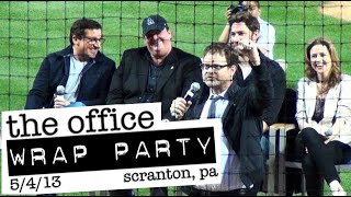 The Office Wrap Party PNC Field Scranton 542013 FULL Farewell Celebration in HD Steve Carell [upl. by Enomas21]