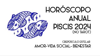 PISCIS HORÓSCOPO ANUAL 2024 SEPARACIONES O DIVORCIOS PERO NECESARIOS [upl. by Rosamond]