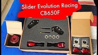 Sliders Evolution Racing X Slider Convencional  CB650F [upl. by Pease]