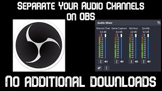 How To  Separate Channels on OBS  2024 Update OBS editingtutorial audiomixing [upl. by Karisa]