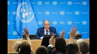 Lavrov Russia is Ready for a Lasting Peace in Ukraine with the West  UN Press Conference July 2024 [upl. by Enel427]