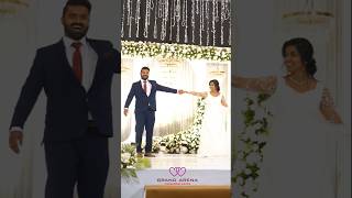 Grand wedding reception ❤️❤️ grandarenaconventioncentre 💝trending reel keralawedding [upl. by Edas]