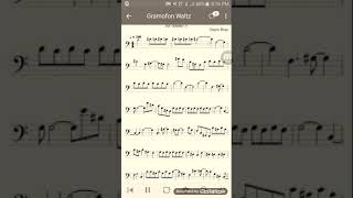 Eugen Doga Gramofon Waltz sheet music [upl. by Enomes]