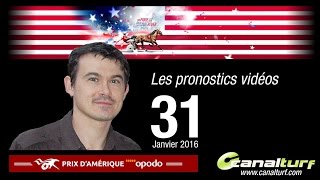 Prix dAmérique Opodo  Pronostic du Quinté et des courses PMU du Dimanche 31 janvier [upl. by Lenci]