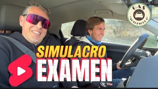 SIMULACRO EXAMEN de CONDUCIR por POBLE SEC Cristian al volante [upl. by Philly222]