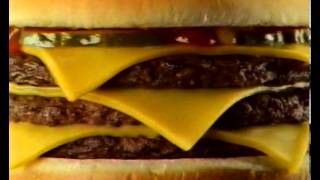 McDonalds  Triple Cheeseburger  Australian Ad 1996 [upl. by Iglesias]